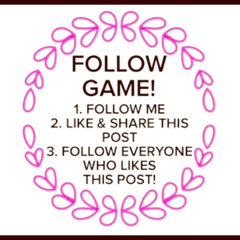 Follow me ,Share, like, &  follow everyone🤍